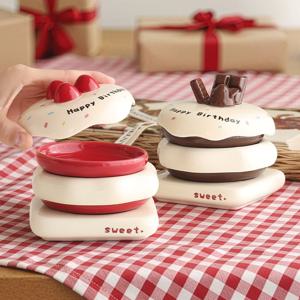 스윗 스택 미니 플레이트 5p 세트 디저트 브런치 접시 종지 집들이 신혼 자취 선물