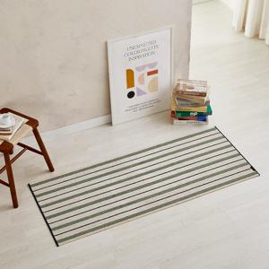 코튼블렌드 러그 네이비 스트라이프 60x150