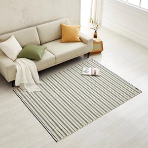 코튼블렌드 러그 네이비 스트라이프 150x200