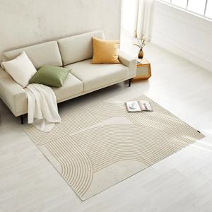 코튼블렌드 러그 웨이브 프린트 150x200