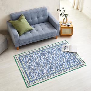 코튼블렌드 러그 에스닉 프린트 100x150