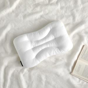 목이 편안한 부드럽고 낮은 메쉬경추베개 30x50 아이보리