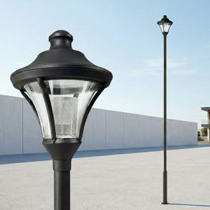 전기 가로등 사각 볼라드 유럽풍 경관 조명 전등 정원등 열주등 보안등 노블 블랙 기둥 5m