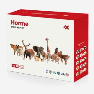 호르메 몬테소리 동물 피규어 1 15pcs 세트 아기 유아 장난감