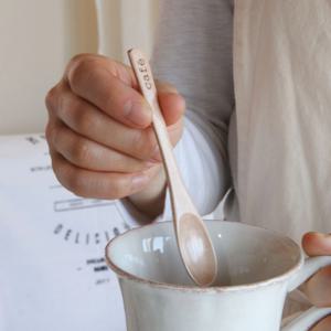 일본 이자와 원목 카페 디저트 커트러리 티스푼