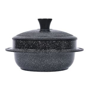 퀸센스 국내생산 IH 인덕션 티타늄 세라믹 코팅 전통 가마솥 뚝배기 18cm