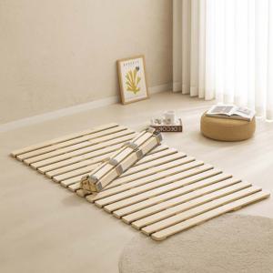 매트리스 받침대 저상형 침대 프레임 무헤드 소나무 롤베드 깔판 미니 싱글