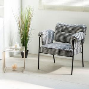 [리퍼] 아델린 소파 패브릭 암체어 푹신한 부클레 양털 1인 소파의자