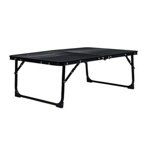 더블랙 아이언 메쉬 캠핑 테이블 접이식 미니