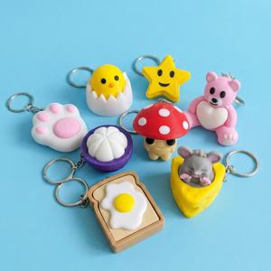 귀여운 키보드 클리커 키링 피젯 토이 스트레스 해소 장난감 8color