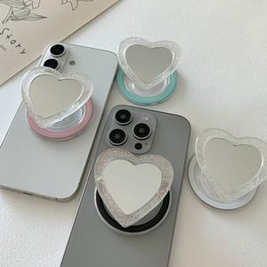 하트 거울 맥세이프 그립톡 셀카 핸드폰 거치대 감성 유니크 폰악세사리