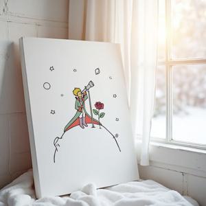 캔버스 어린왕자 푸 그림액자 명화 삽화 인테리어 집들이 선물