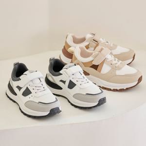 아동용  안전하고 편안한 데일리 벨크로 운동화