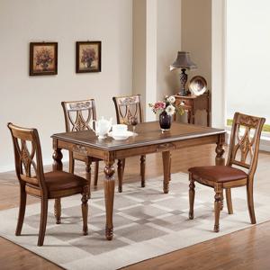 리젠 원목 엔틱 4인용 식탁세트 고급 주방 수입 1350