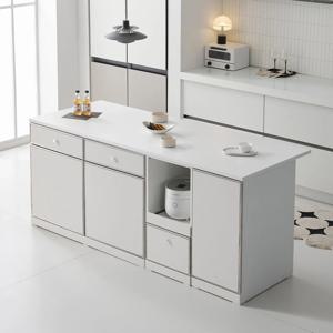 오드 미드센츄리 E0 광파오븐 수납 렌지 아일랜드 홈바 식탁 2000X750 2color