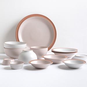 클레이 국산 도자기 2인 식기세트 13p 2color 택1