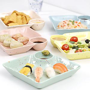 베로나 루체 도자기 소스볼 나눔 만두접시 5color 택1