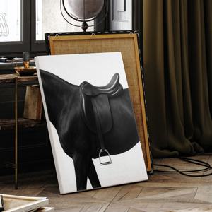 흐름을 여는 검은 말 State of Horse 시리즈 2종 캔버스액자 절제의 형상 B