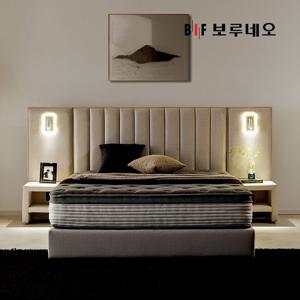 디에르 슈드 LED침대 평상형 통깔판 침대 협탁 슈퍼싱글/퀸/킹