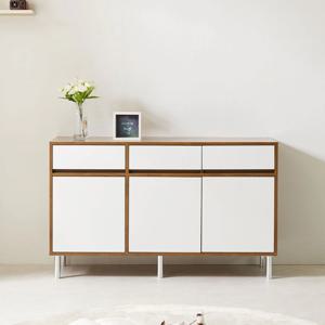 렉스 북유럽 거실 티비다이 선반 서랍장 장식장 높은 거실장 1200