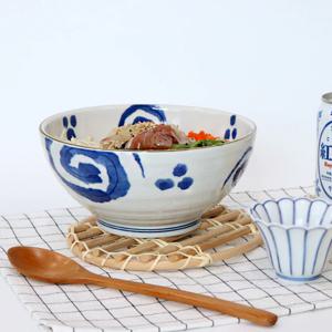일본 그릇 면기 라면 그릇 회오리(효리네민박)면기