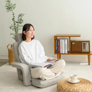 뉴희락 허리디스크 허리편한 등받이 좌식의자 - 패브릭