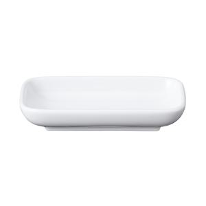 백자 직사각 접시 S