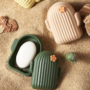 휴대용 비누 케이스 거치대 홀더 수영장 캠핑 여행용 귀여운 비누곽 받침 4color