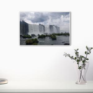 PM02이과수 폭포-캔버스판넬 메탈프레임액자/ 복 돈 재물이 폭포같이 쏟아짐 집들이개업선물