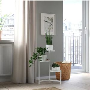 올리브블라드 철제 화분스탠드 거치대 화이트 58cm