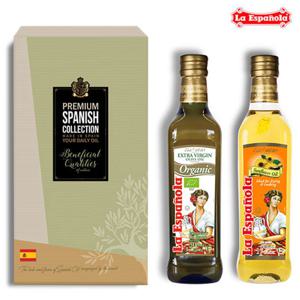 유기농 엑스트라버진 올리브오일+해바라기유 500ml 선물세트