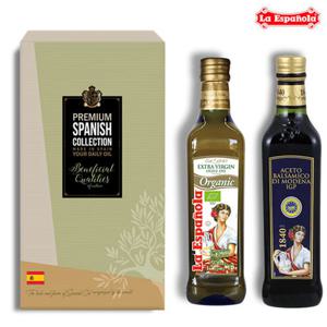 유기농 엑스트라버진 올리브오일+발사믹식초 500ml 선물세트