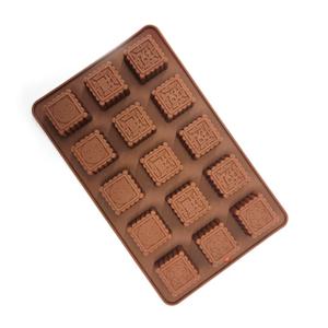 실리콘 사각 양갱 복 초콜렛 베이킹몰드 15구 (대)
