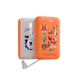 디즈니 주토피아 C타입 케이블 일체형 20W 10000mAh 보조배터리 BPB021OG