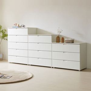 썸데이900 4단 광폭서랍장 삼나무원목 깊이 43cm 속깊은 서랍