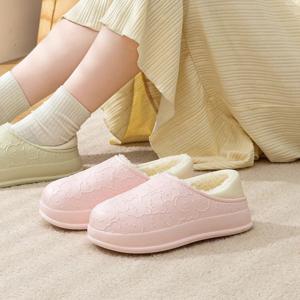 따뜻한 곰돌이 방수 사무실 털 실내화 슬리퍼 거실화