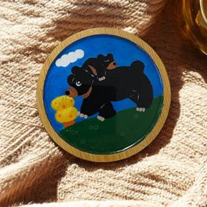 멸종위기종 동물 우드 티코스터 키트 인테리어소품 컵받침 만들기 세트