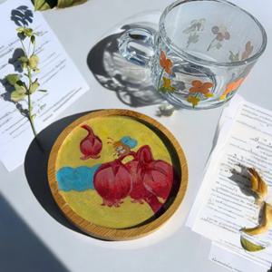 멸종위기종 식물 우드 티코스터 키트 인테리어소품 컵받침 만들기 세트