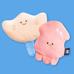 바다친구들 장난감 세트 - 가오리&오징어 (삑삑/노즈워크)