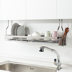 국산 스텐 304 프리미엄 부착식 식기건조대 싱크대 선반 800