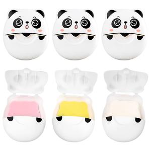 브레인버니 팬더 휴대용 종이비누 일회용 미니 비누