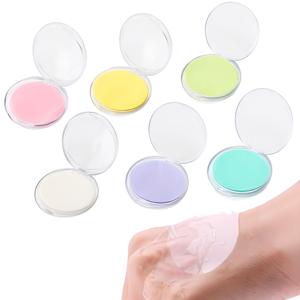 브레인버니 동그라미 휴대용 종이비누 일회용 미니 비누