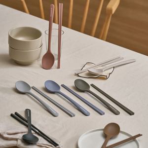 플래티넘 실리콘 엘로아 수저세트 시리즈