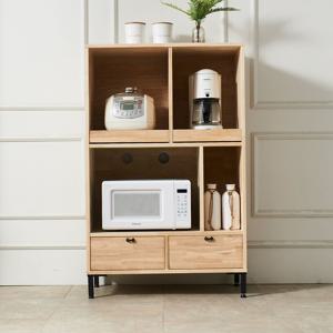 네오 솔라 고무나무 원목 주방 오븐 밥솥 렌지대 800