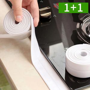 1+1 주방 싱크대 방수테이프 무타공 부착식 욕실 화장실 방수 방염 틈새 테이프