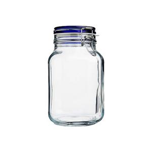 보르미올리 피도 밀폐용기(블루) 2,000ml 유리병 잼병 원두보관