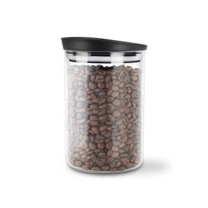 누보 블랙캡 밀폐용기 750ml 커피 원두 보관 캐니스터