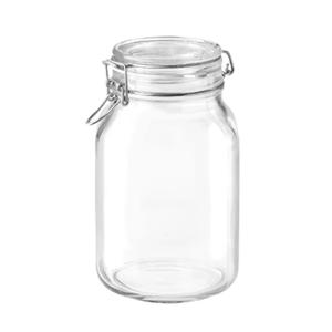 보르미올리 피도 유리 밀폐용기 투명 3,000ml 유리병 원두보관통