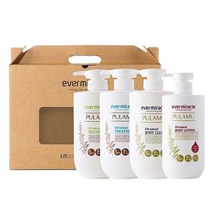 EM 풀라무 내추럴 4종세트 샴푸 트리트먼트 바디클렌저 바디로션