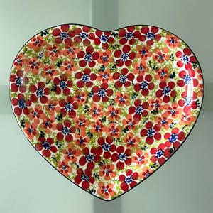 antique flower heart plate 플레이팅접시 파스타접시 브런치접시 패턴접시